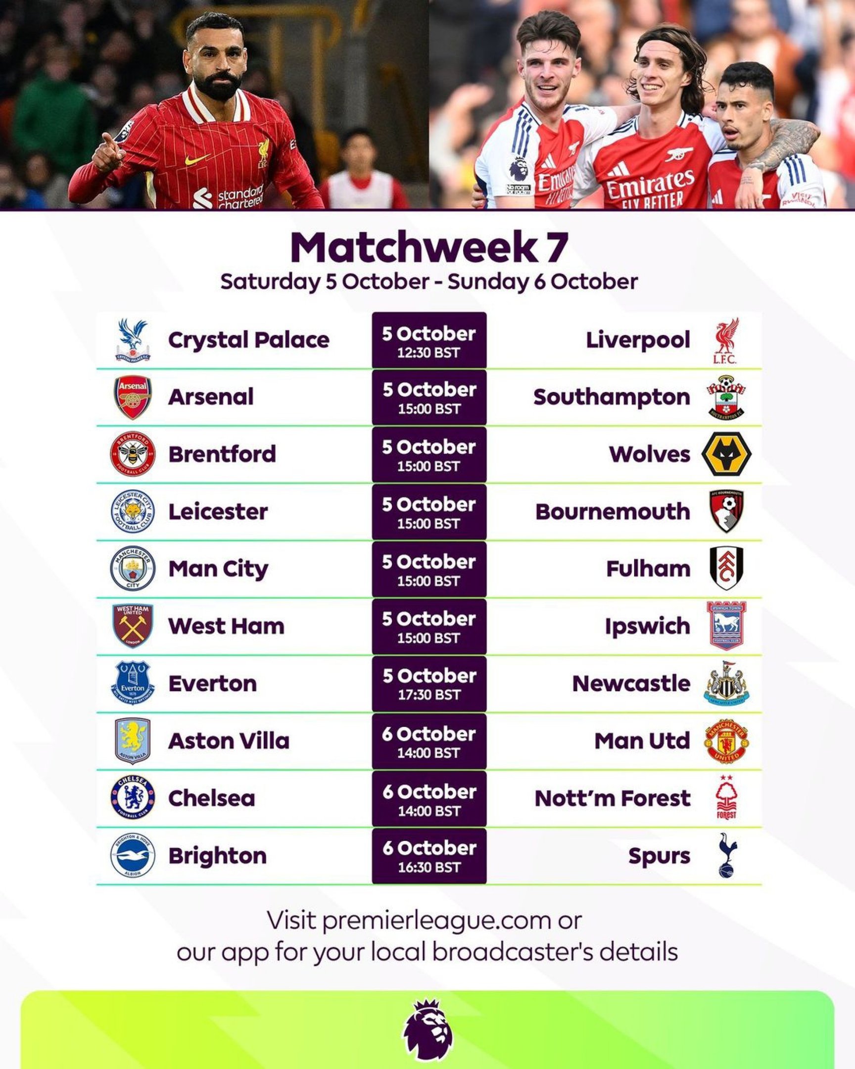 Divulgação/Premier League