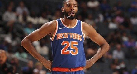 Imagem de Mikal Bridges, atleta do New York Knicks