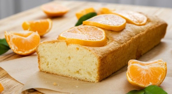 Imagem ilustrativa de um delicioso bolo de laranja!