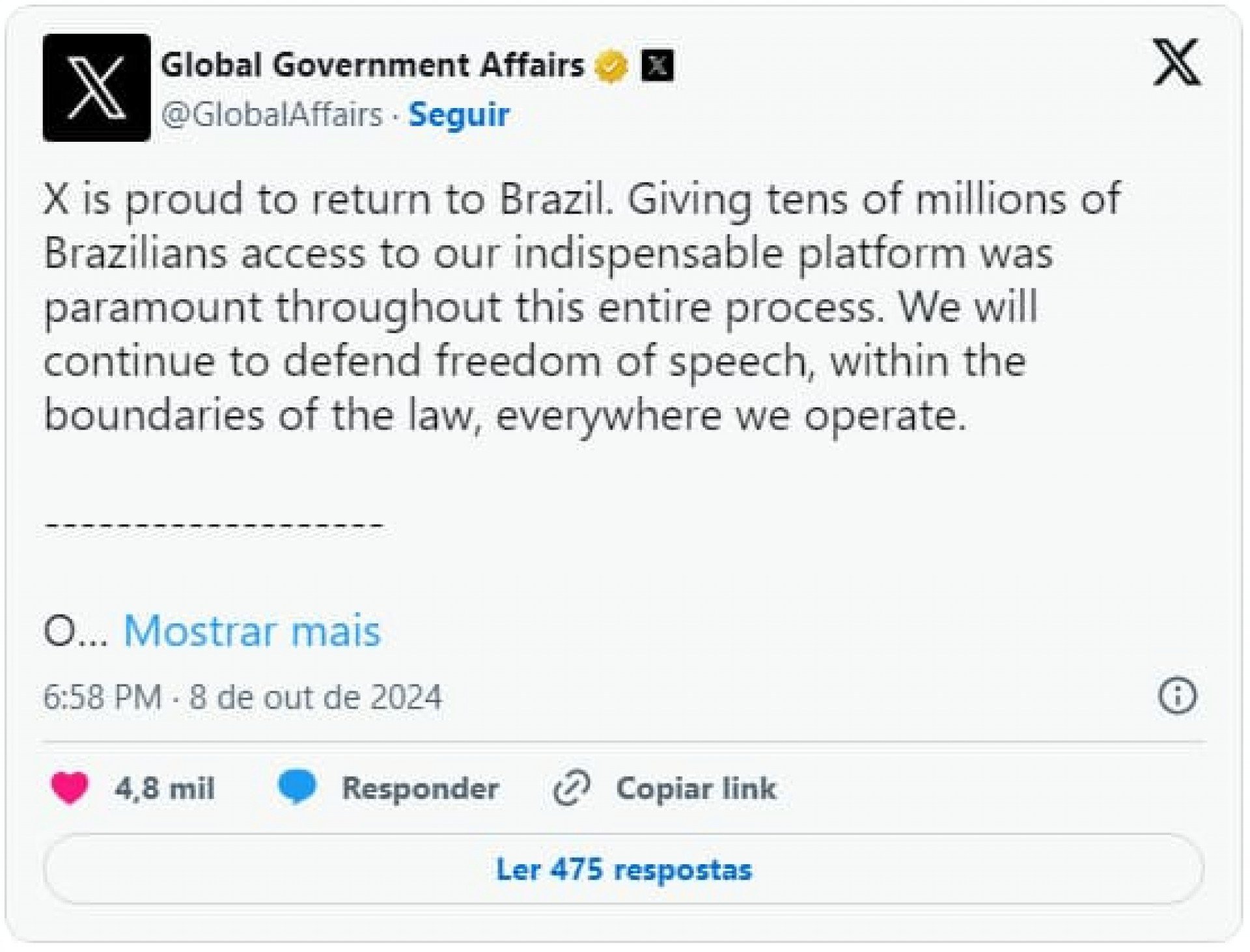 Reprodução/ Twitter