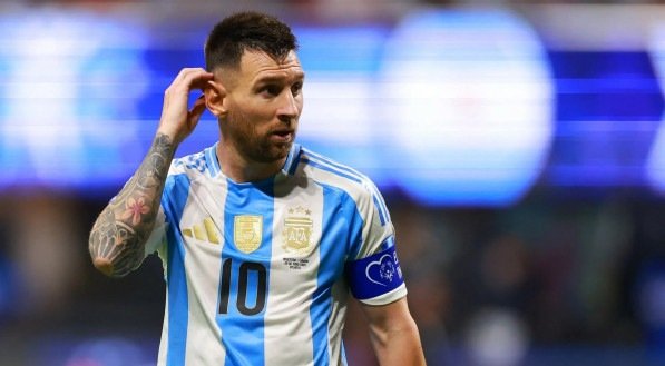 Imagem de Lionel Messi, da seleção argentina