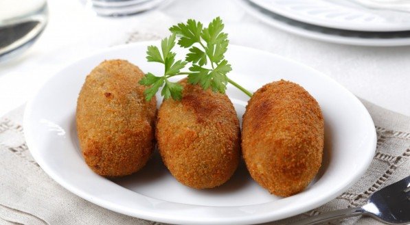 Imagem ilustrativa de deliciosos croquetes de frango!