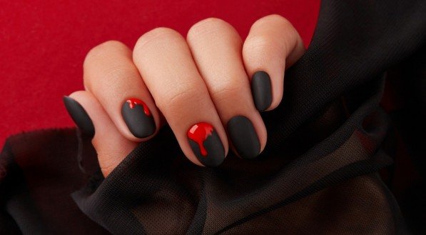 Imagem ilustrativa de unhas para Halloween!