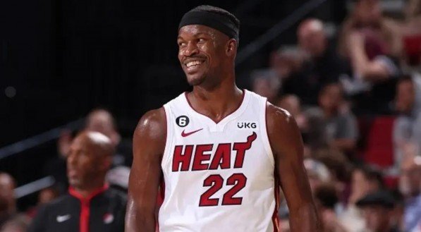 Imagem do ala Jimmy Butler, do Miami Heat