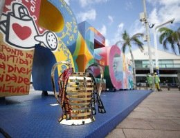 Imagem do troféu da Copa do Nordeste