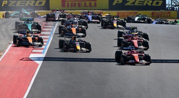 Imagem dos carros da Fórmula 1
