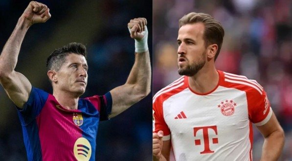 Robert Lewandoski e Harry Kane