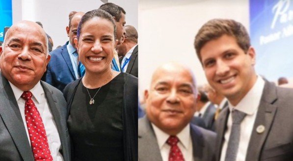 Raquel Lyra e João Campos participam de culto em comemoração do pastor Ailton