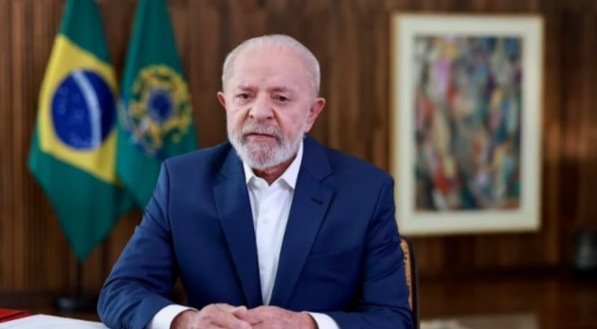 Imagem do Presidente Lula (PT) que sancionou o LDO 2025