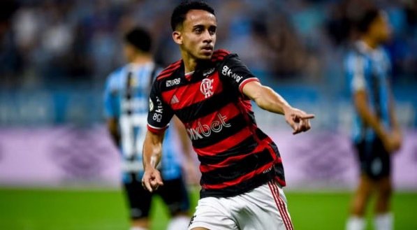 Imagem do atacante Matheus Gonçalves, do Flamengo