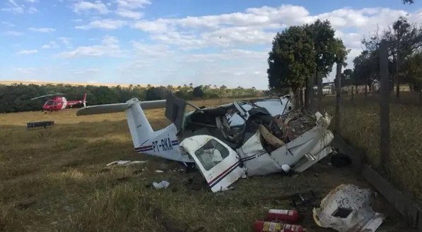 Aeronave cai no interior de São Paulo