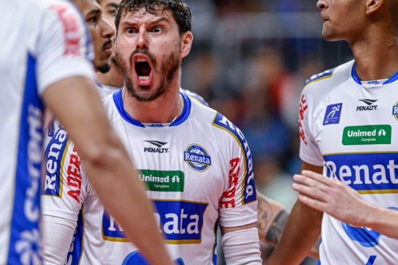 Imagem do jogador Bruninho, do Vôlei Renata/Campinas