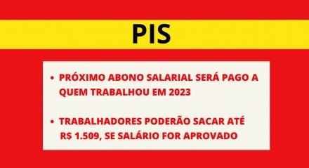 Imagem do abono salarial do PIS (Programa de Integração Social)