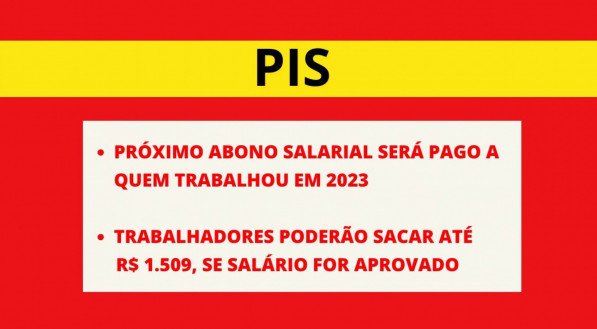 Imagem do abono salarial do PIS (Programa de Integração Social)