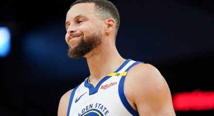 Imagem do astro Stephen Curry, do Golden State Warriors