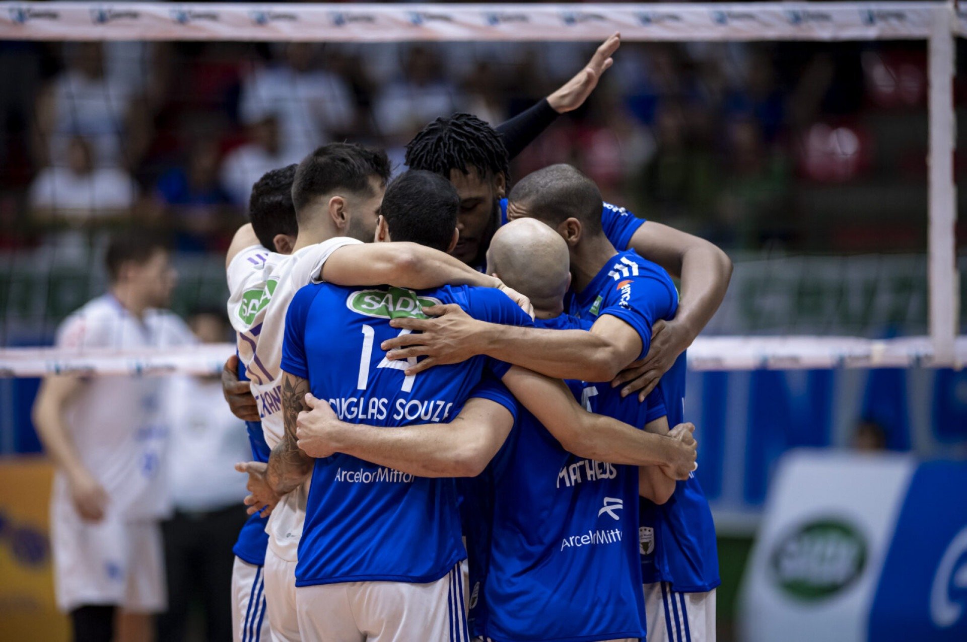Imagem dos jogadores do Sada Cruzeiro na Superliga Feminina 2024-25 JOAO GUILHERME / SADA CRUZEIRO