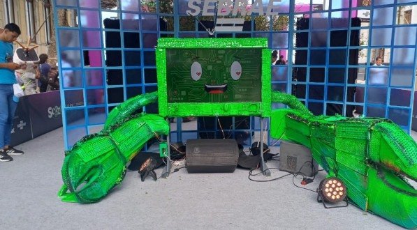 Imagem do 'Chico, o caranguejo tecnológico' lançado no REC’n’Play 2024, pelo Sebrae