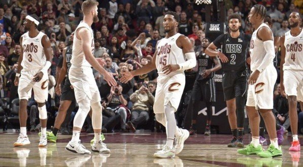 Equipe do Cleveland Cavaliers, líder da Conferência Leste