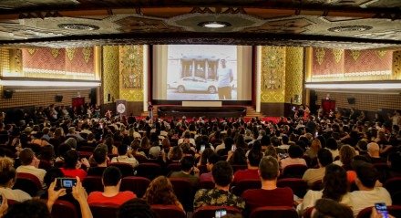 Reabertura do Cinema São Luiz durante a abertura do Festival Janela Internacional de Cinema 2024