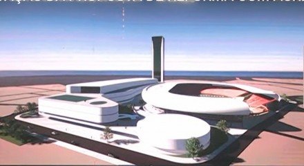 Imagem do novo projeto da Ilha do Retiro