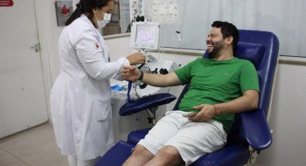 Raphael Costa Oliveira, doador de sangue.