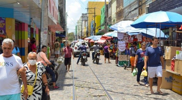 Lojas do centro do Recife.