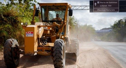 Obras de restauração da rodovia PE-060, a terceira mais movimentada de Pernambuco, começaram