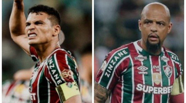 Felipe Melo e Thiago Silva, jogadores do Fluminense