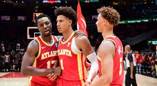 Imagem dos jogadores do Atlanta Hawks
