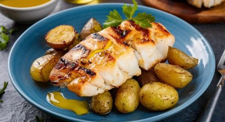 Bacalhau assado com batata (Imagem: Food Fantasy | Shutterstock) 