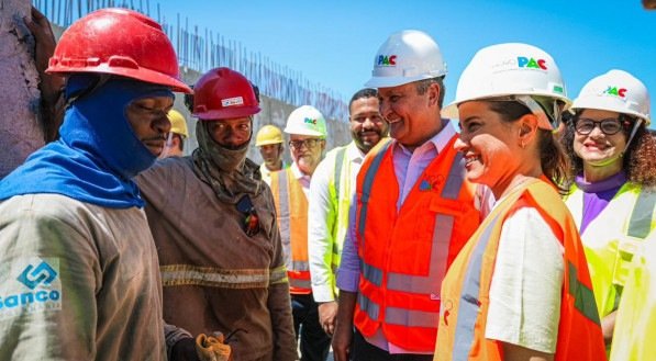 Governadora Raquel Lyra e ministros visitam obra da Via Metropolitana Norte