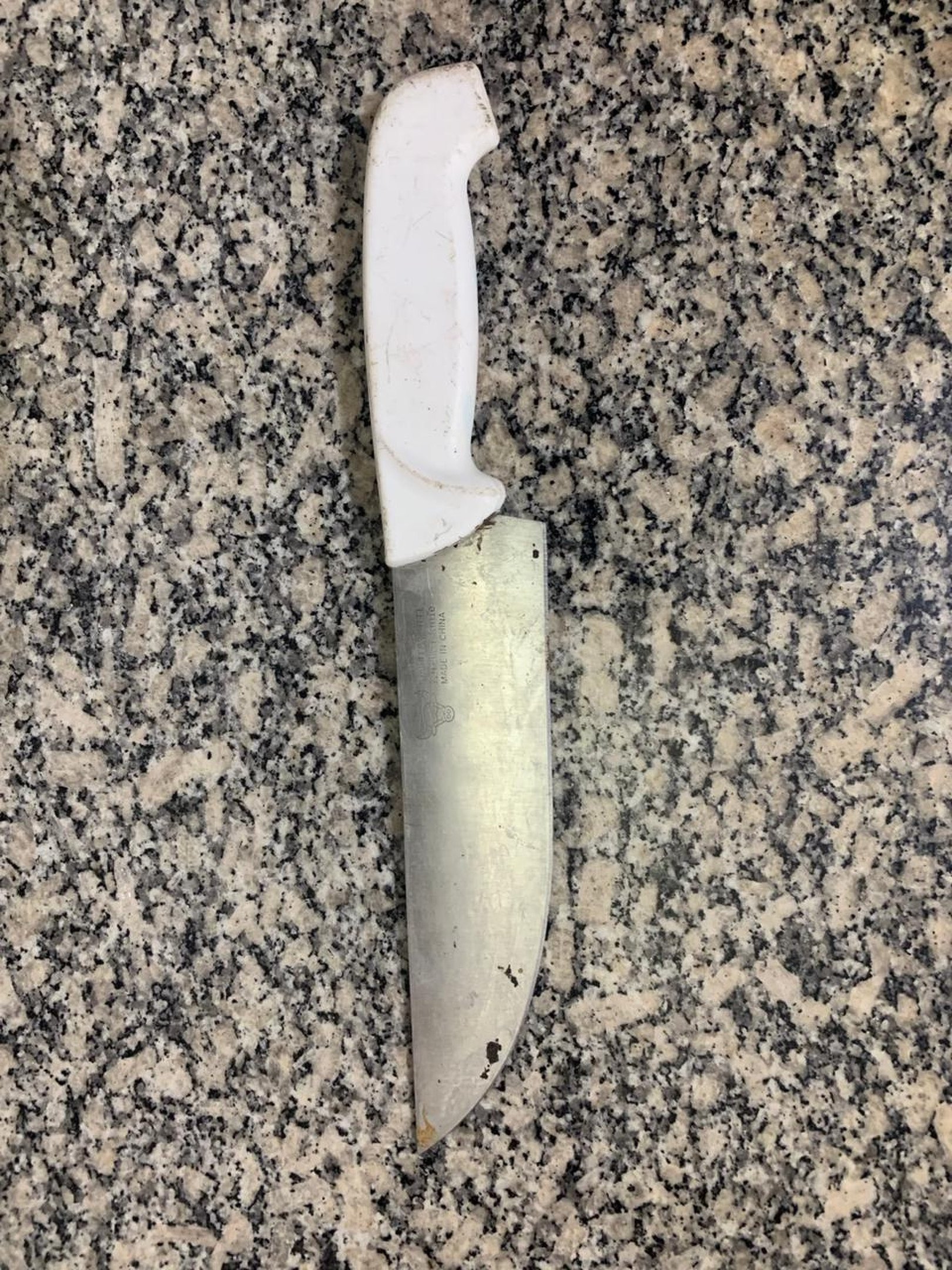 Faca usada no latrocínio do sushiman foi apreendida pela polícia PCPE/DIVULGAÇÃO