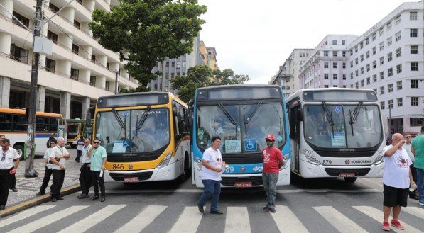 Protesto dos rodoviários Guararapes 