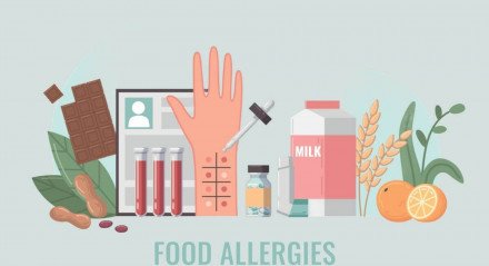 Alguns cuidados são importantes para prevenir as crises da alergia alimentar (Imagem: Macrovector | Shutterstock)