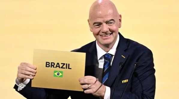 Imagem de Gianni Infantino, presidente da Fifa