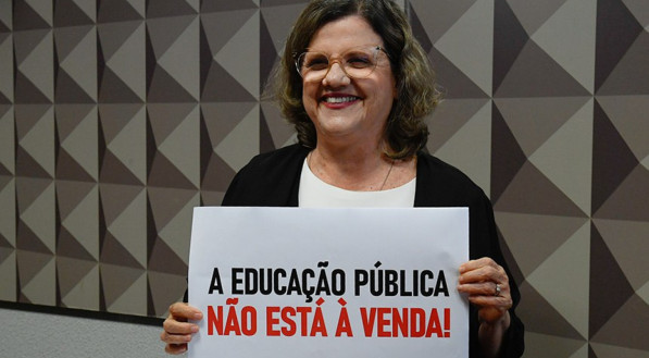 A senadora pernambucana Teresa Leitão foi a autora do requerimento para a realização do debate sobre educação pública