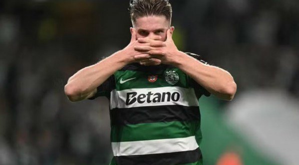 Imagem de Viktor Gyokeres, atacante do Sporting
