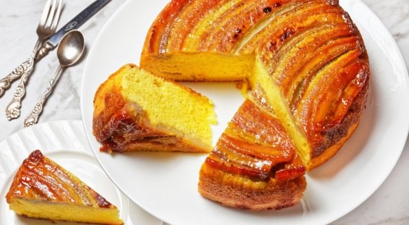Imagem ilustrativa do bolo de banana!
