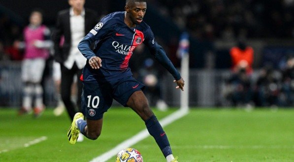 Imagem do jogador Ousmane Dembélé, do PSG