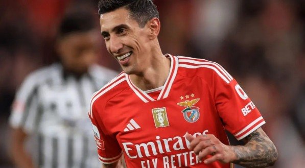 Imagem de Ángel Di María, jogador do Benfica