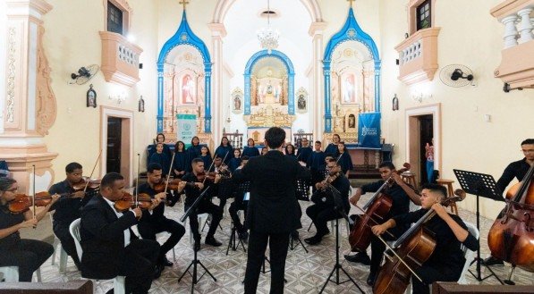 Imagem da Orquestra Criança Cidadã dos Meninos do Ipojuca