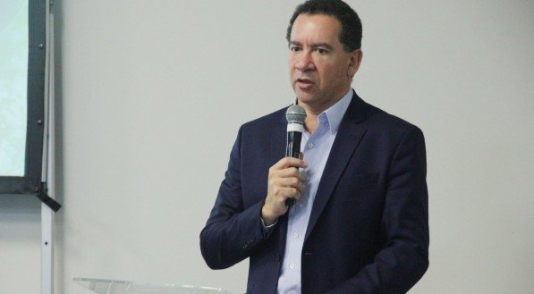 Dyogo Oliveira, presidente da Confederação Nacional das Seguradoras (CNseg), durante coletiva de imprensa de balanço em São Paulo