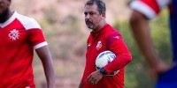 Marquinhos Santos, técnico do Náutico, durante treino no CT Wilson Campos