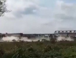 Ponte que ligava os Estados do Maranhão e Tocantins desaba; veja vídeo