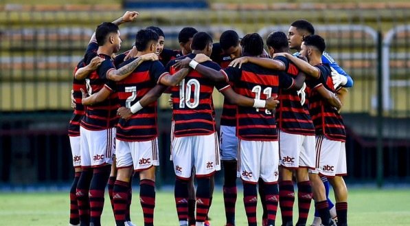 Imagem dos jogadores da base do Flamengo