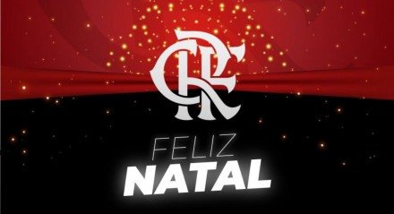 Imagem da mensagem de Natal do Flamengo