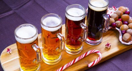 Pratos natalinos podem combinar com cerveja (Imagem: MaxyM | Shutterstock)