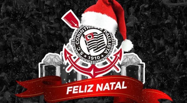 Imagem de mensagem de Feliz Natal do Corinthians