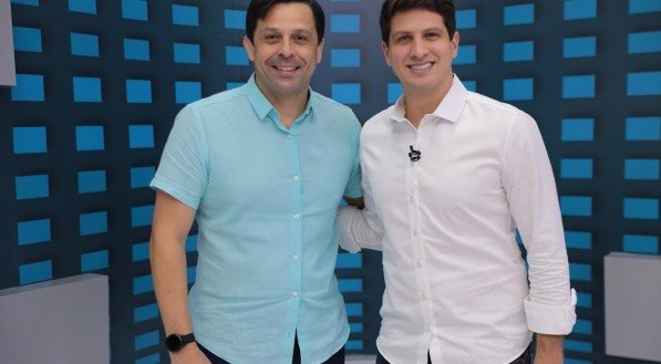 Nosso superintendente Vladimir Melo recebeu o prefeito João Campos, ontem, no Sistema Jornal do Commercio de Comunicação