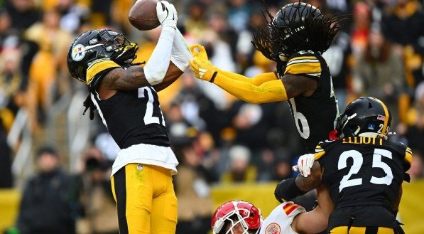 Imagem dos atletas do Pittsburgh Steelers